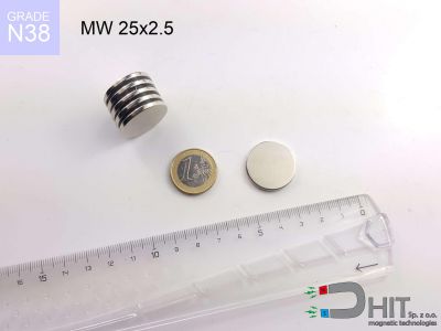 MW 25x2.5 [N38] - magnes walcowy